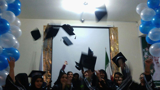 جشن فارغ التحصیلی دانشجویان دانشگاه پیام نور نمین/تصاویر