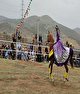 شو سواره سوارکاران برخی استان های کشور در یاسوج / هنرنمایی دختر بویراحمدی با اسب + فیلم