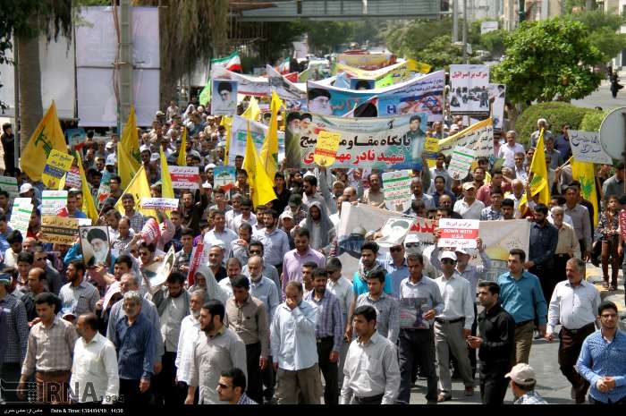 راهپیمایی روز قدس در سراسر استان برگزار شد + تصاویر