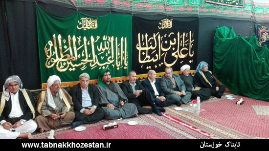 تصاویر/ مراسم سوگواری در حسینیه شهدای شمخانی اهواز