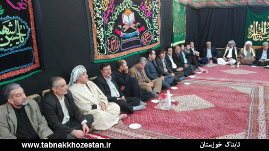 تصاویر/ مراسم سوگواری در حسینیه شهدای شمخانی اهواز