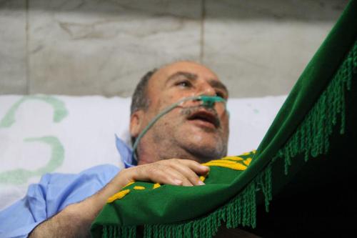 گزارش تصویری عیادت خادمین حرم مطهر رضوی از بیماران بیمارستان های اراک