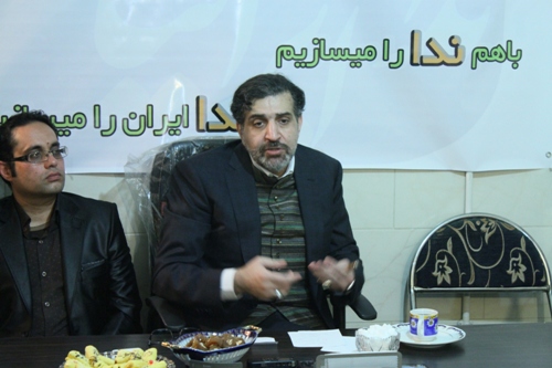 گزارش تصویری نشست مطبوعاتی صادق خرازی رئیس شورای مرکزی حزب ندای ایرانیان در سفر به اراک