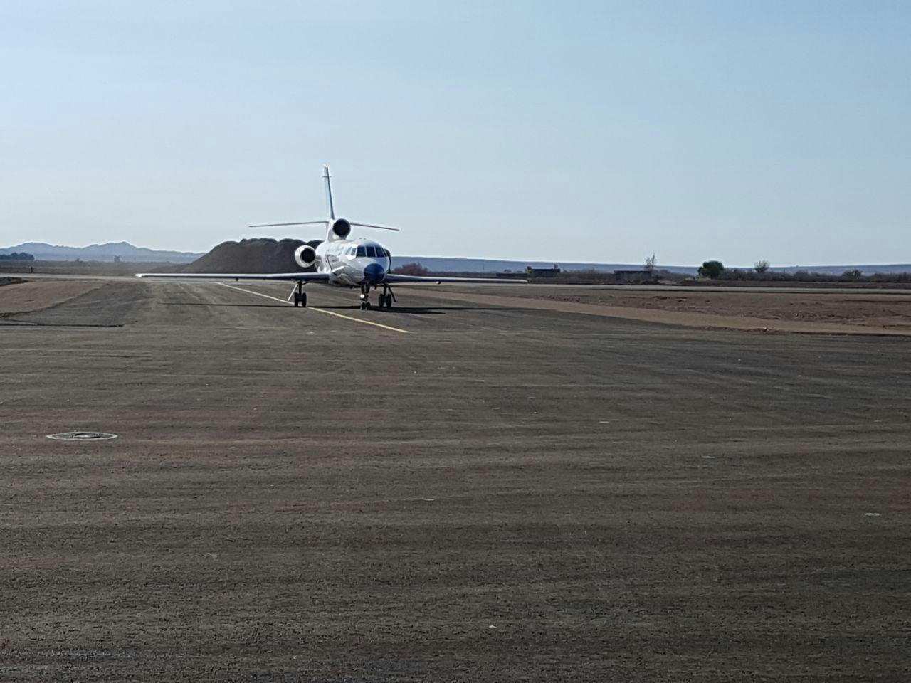 رئیس جمهوری وارد فرودگاه سمنان شد رئیس جمهوری وارد فرودگاه سمنان شد