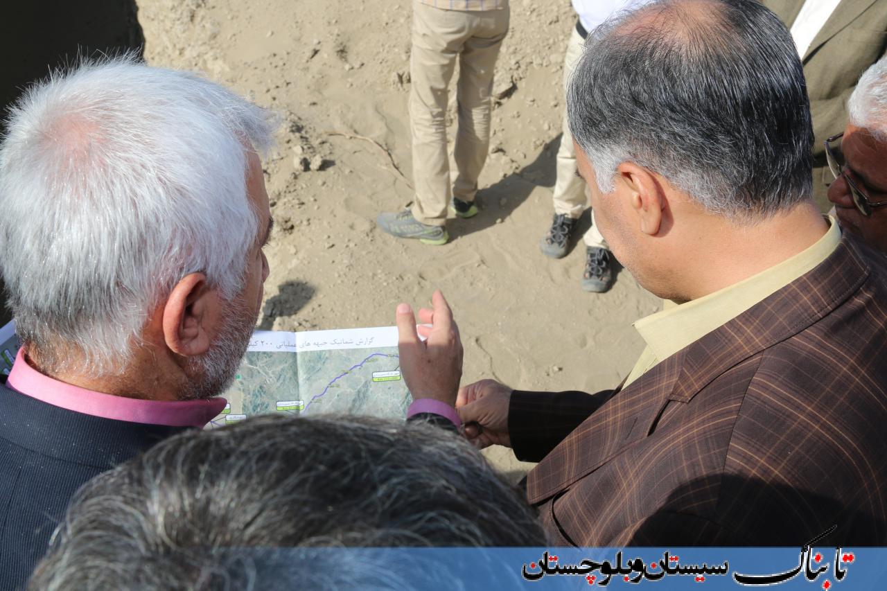 بازدید استاندار سیستان و بلوچستان از خط لوله گاز ایرانشهر به چابهار + تصاویر