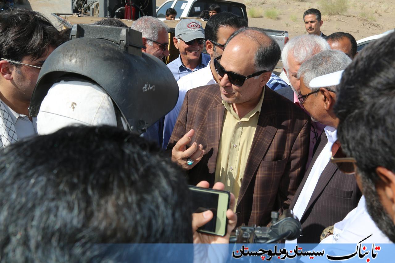 بازدید استاندار سیستان و بلوچستان از خط لوله گاز ایرانشهر به چابهار + تصاویر