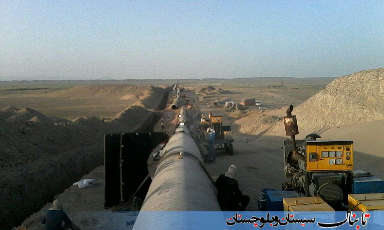 بازدید استاندار سیستان و بلوچستان از خط لوله گاز ایرانشهر به چابهار + تصاویر