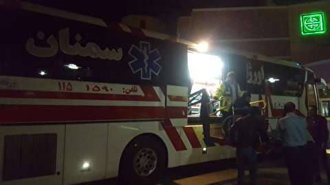 گردنه حادثه خیز دامغان به سمنان باز هم کشته گرفت/ دو کشته و 40 مصدوم/ بیمارستان کوثر سمنان میزبان مصدومان شد گردنه حادثه خیز دامغان به سمنان باز هم کشته گرفت/ دو کشته و 40 مصدوم/ بیمارستان کوثر سمنان میزبان مصدومان شد