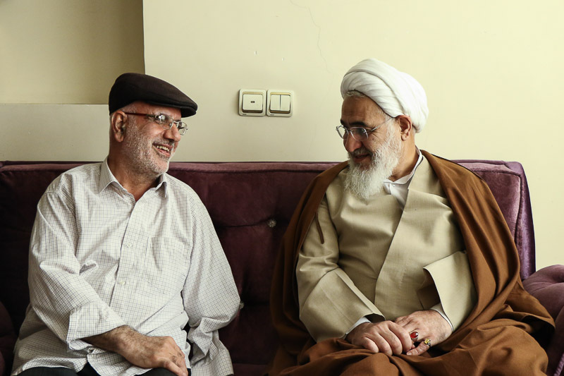 دیدار و قدردانی آیت الله عابدینی از جانبازان دیدار و قدردانی آیت الله عابدینی از جانبازان