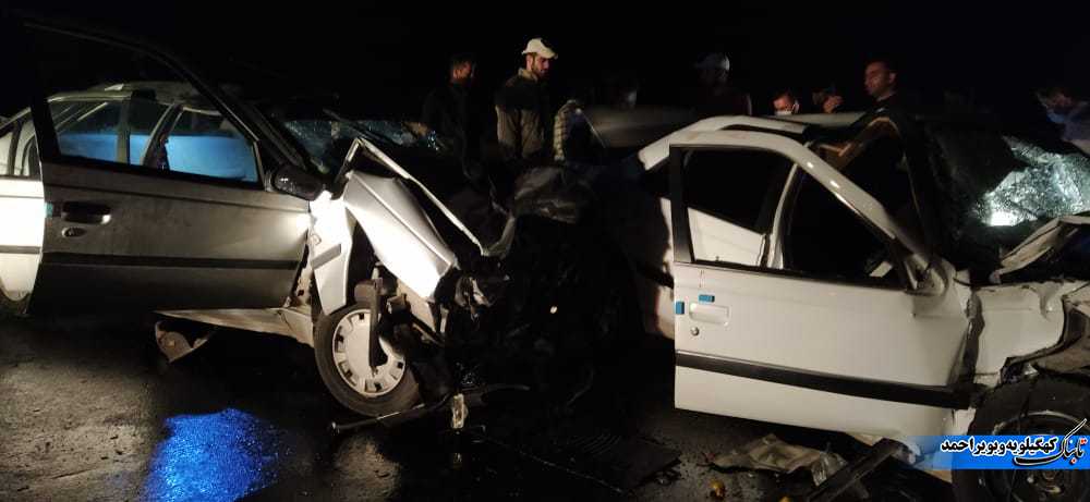 ۱کشته و ۴ مصدوم در حادثه نزدیکی روستای کره