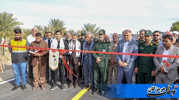 راه روستایی لیمویی بخش رودخانه شهرستان رودان به بهره برداری رسید