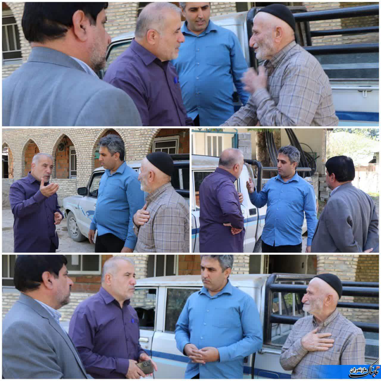 بازدید نماینده شرق مازندران از دو روستای &laquo;سفیدکوه&raquo; و &laquo;اِرَم&raquo; هزارجریب نکا