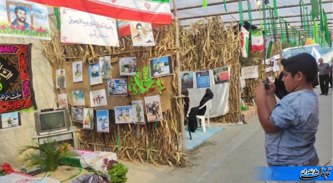 ماکت هواپیمای F5 در روستای ریحان‌آباد گلوگاه نصب و رونمایی شد