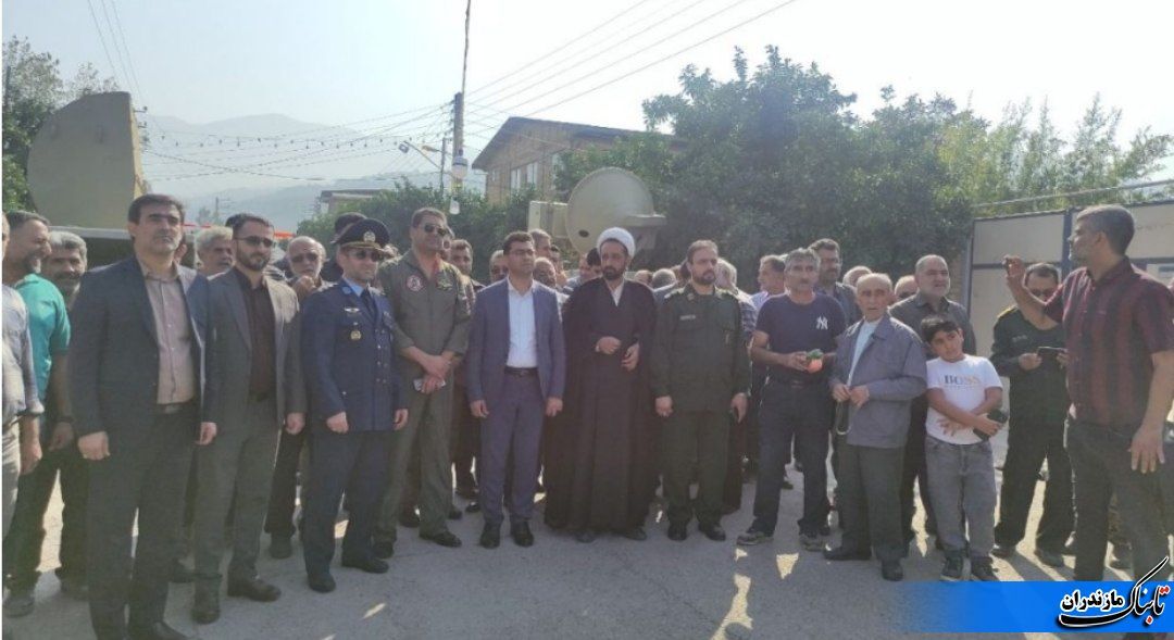 ماکت هواپیمای F5 در روستای ریحان‌آباد گلوگاه نصب و رونمایی شد