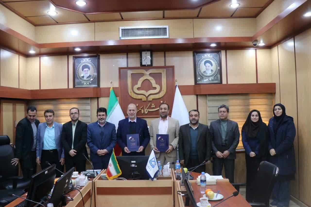 عقد قرارداد پژوهشی بین شرکت آب و فاضلاب استان و دانشگاه سمنان/ کاهش هدررفت آب به جد پیگیری میشود