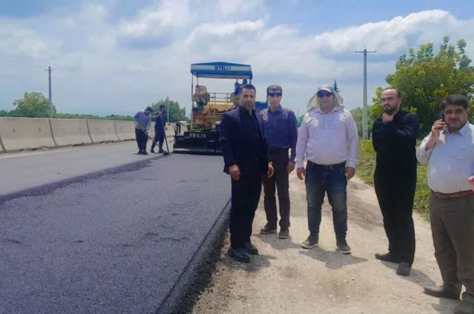 اتمام عملیات آسفالت جادهی اصلی طوسکلا به خورشید در نکا