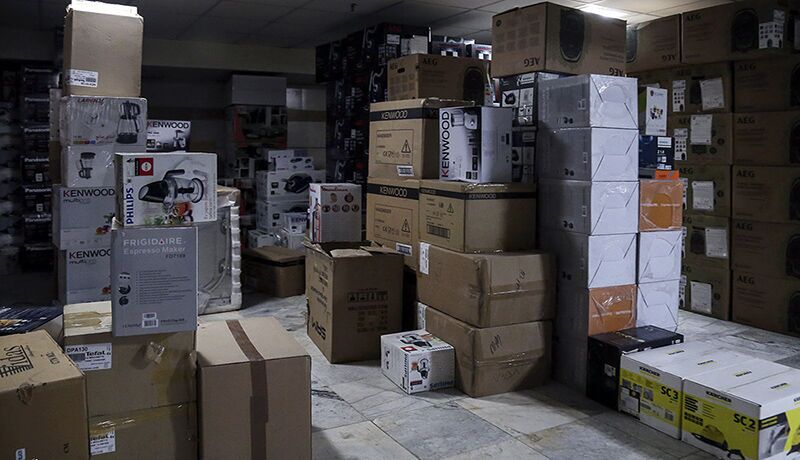 کشف انبار ۳۱ میلیاردی لوازم خانگی قاچاق در لنگرود