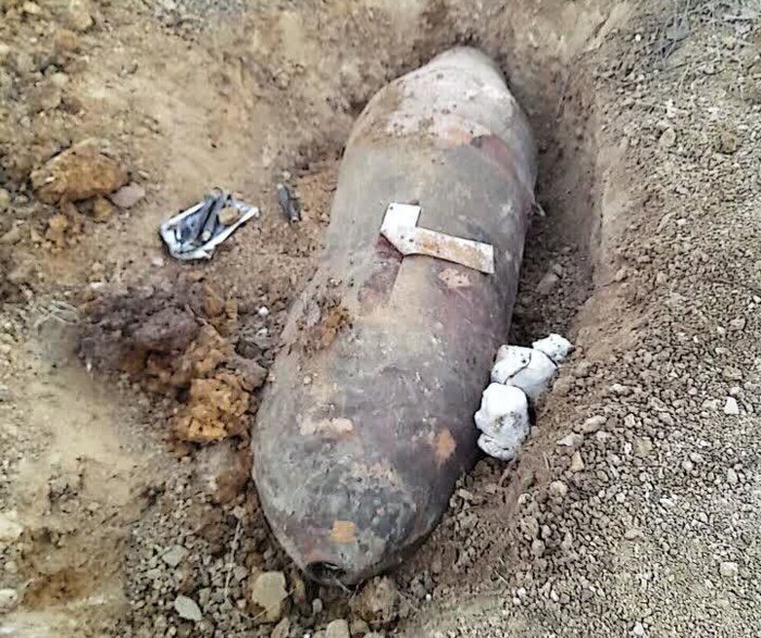 انهدام بمب ۶۱ ساله کشف شده در روستای امیر ایوب رستم