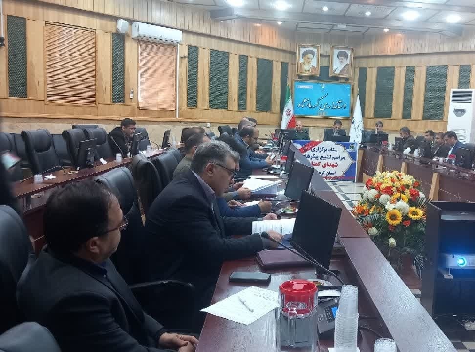 تشییع ۶ شهید گمنام در کرمانشاه در سالروز شهادت حضرت زهرا(س)