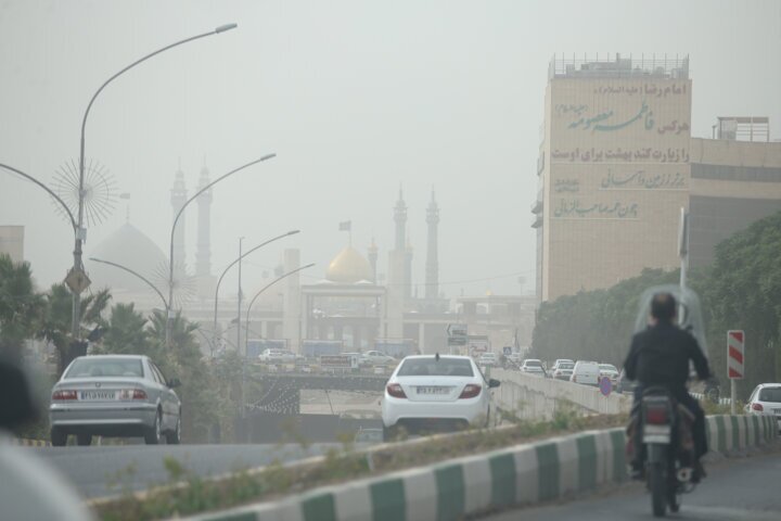 هوای قم دوباره ناسالم شد