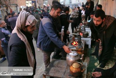 گزارش تصویری زائران پیاده عراقی