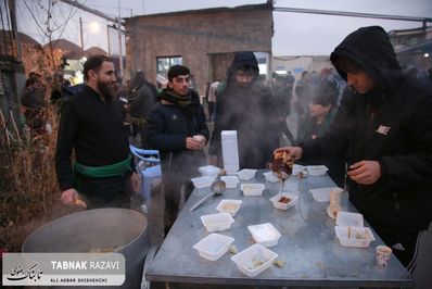 گزارش تصویری زائران پیاده عراقی