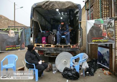 گزارش تصویری زائران پیاده عراقی