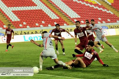 گزارش تصویری لیگ برتر فوتبال | مسابقه فوتبال پدیده مشهد و پرسپولیس تهران