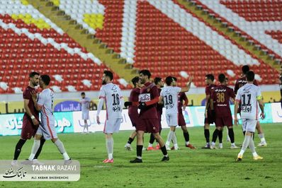 گزارش تصویری لیگ برتر فوتبال | مسابقه فوتبال پدیده مشهد و پرسپولیس تهران