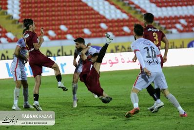 گزارش تصویری لیگ برتر فوتبال | مسابقه فوتبال پدیده مشهد و پرسپولیس تهران